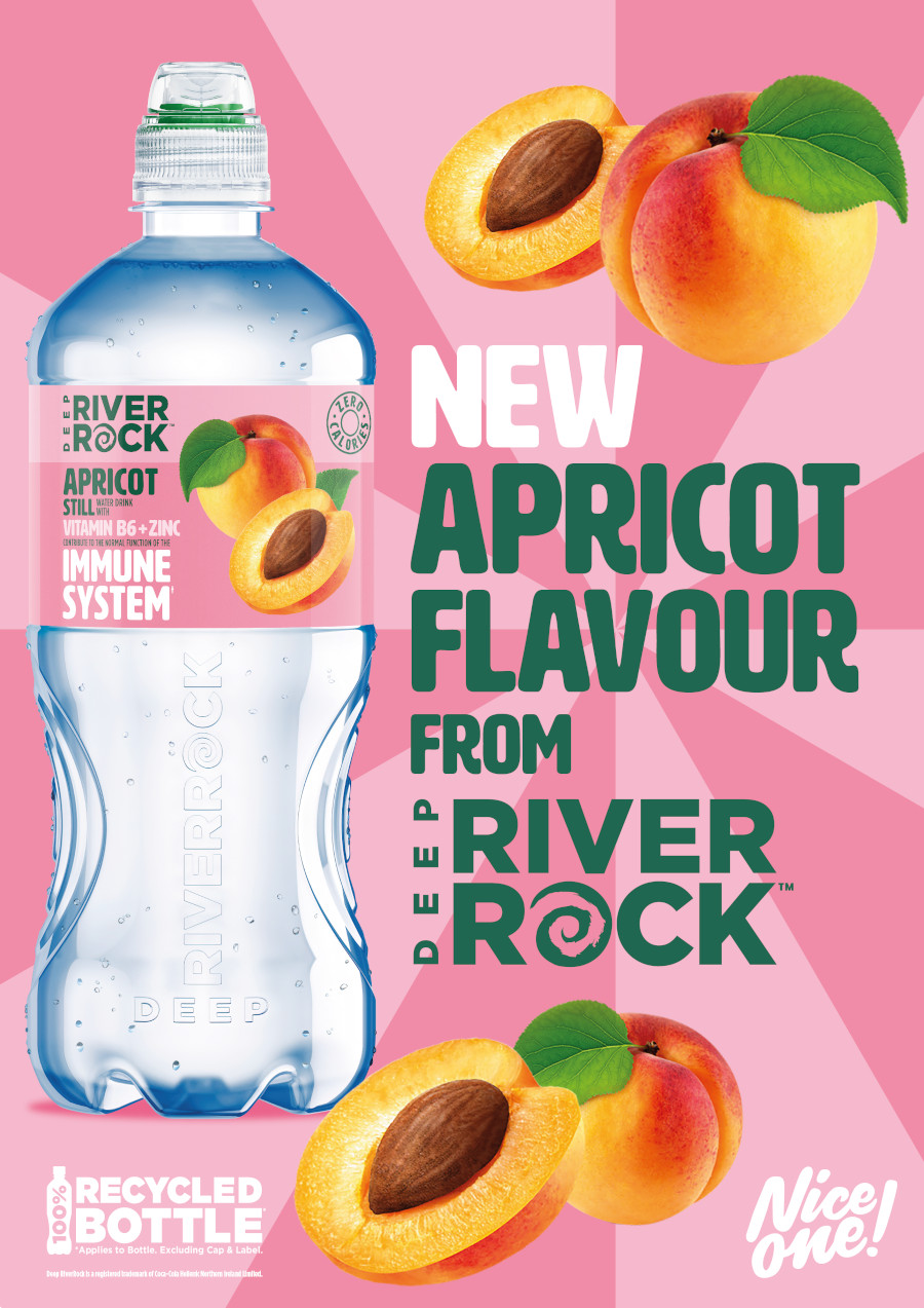 River Rock - Introducing the Refreshing Apricot Flavour